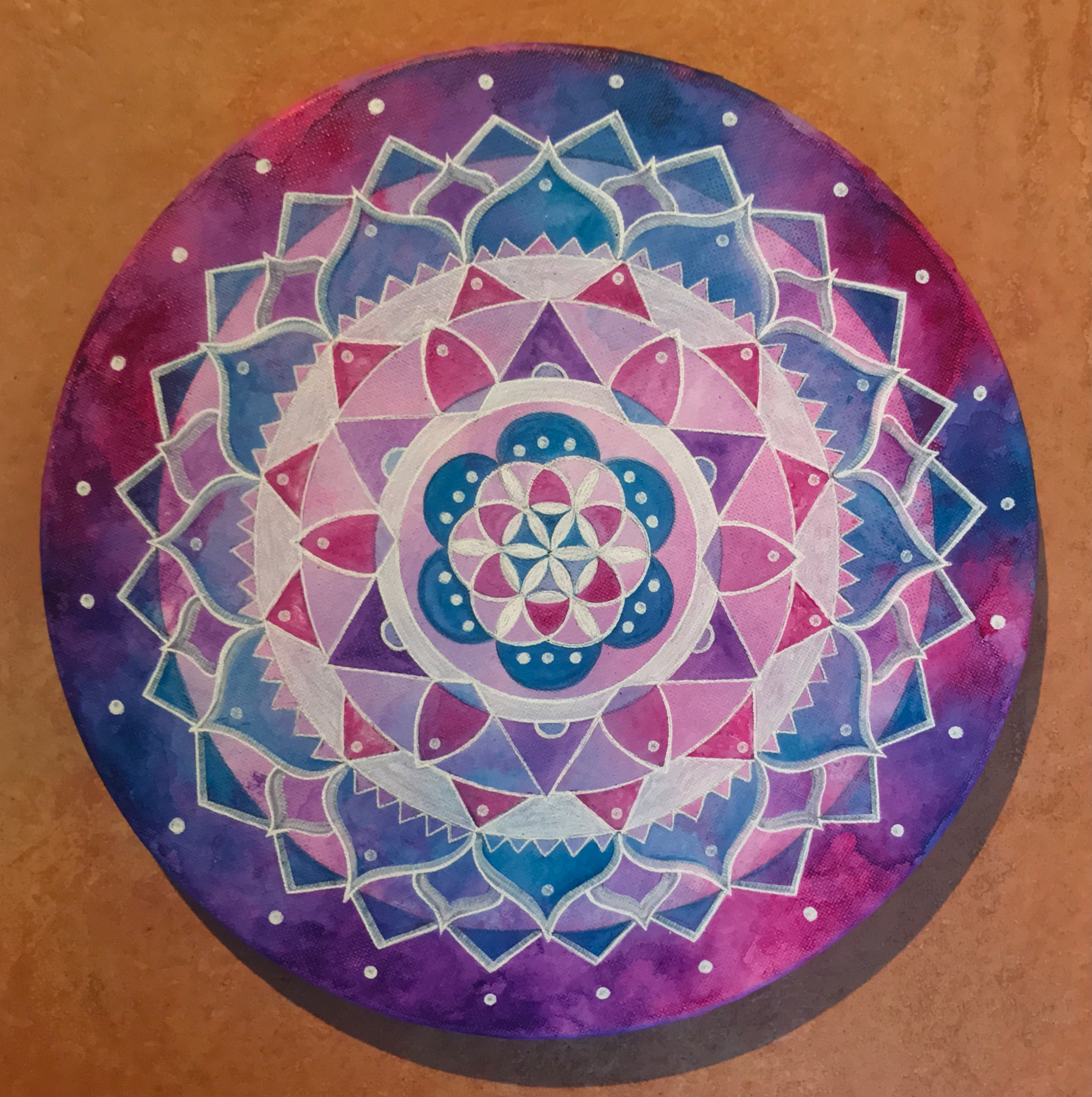 10inch - magenta. violet.blue.turquoise